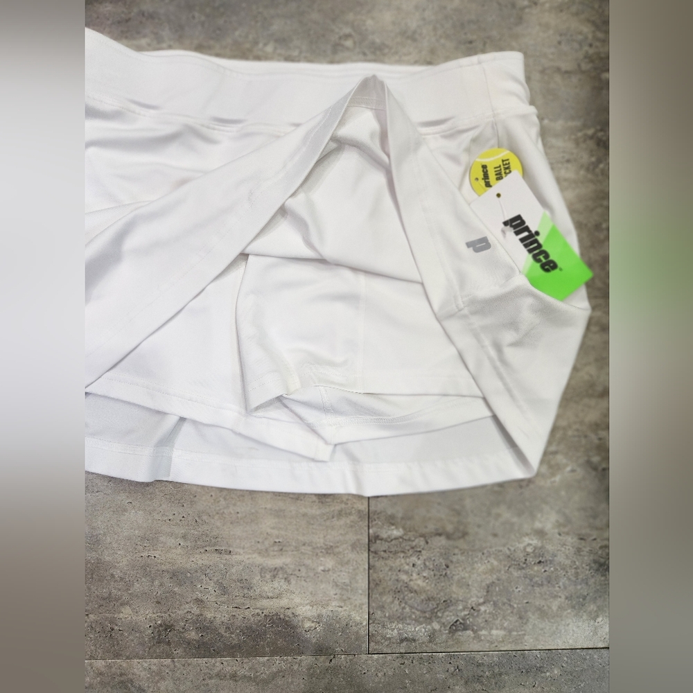 4 for $40 Prince White Tennis Skort NWT Size L - Picture 5 of 7